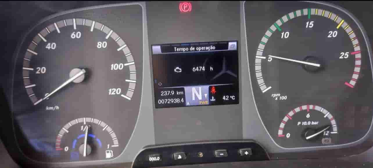 MB 4144 2021, 6x4, com caçamba de 16㎥ em Hardox, média de 70.000 km e 6500 horas