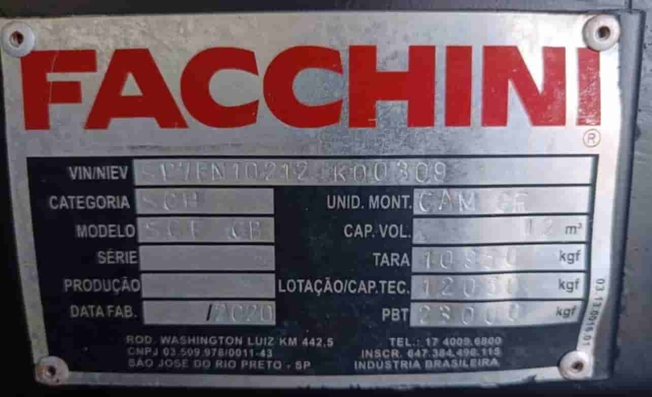 VW 24.260 2021, 6x2, com caçamba de 12 ㎥, ar condicionado