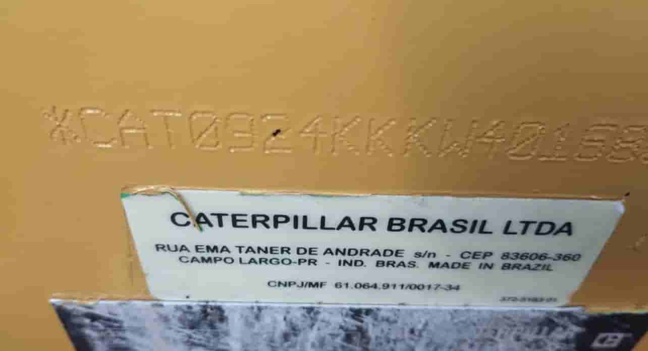 Pá Carregadeira Caterpillar 924K 2018