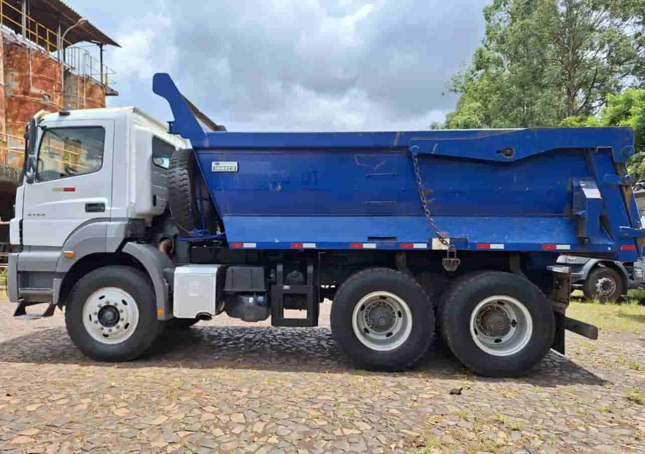 MB Axor 4144 2020, 6x4, com caçamba de 16 ㎥, 76.500 km