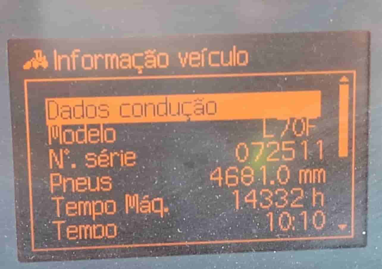 Pá Carregadeira Volvo L70 2018