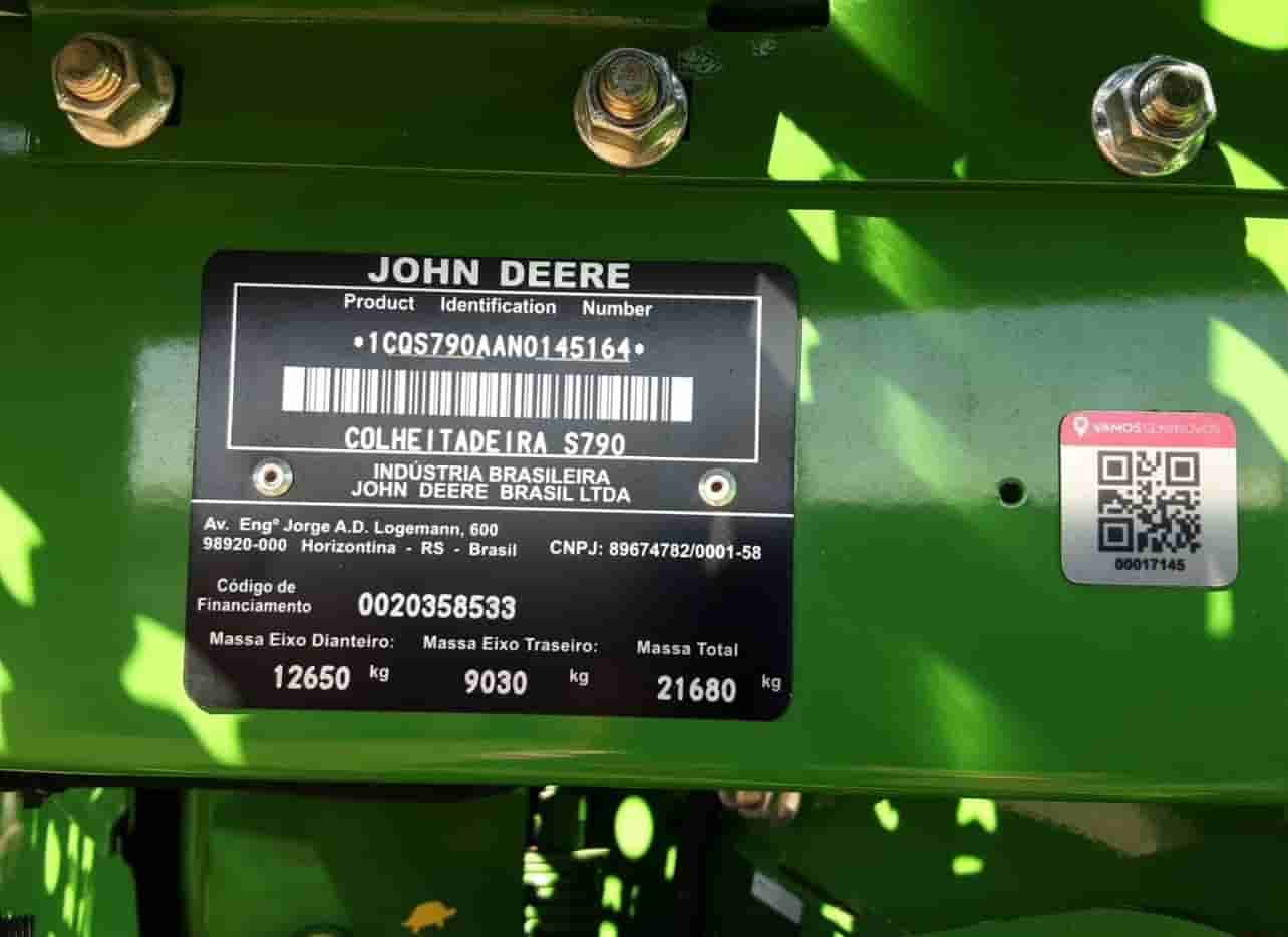 Colheitadeira John Deere S790 2022