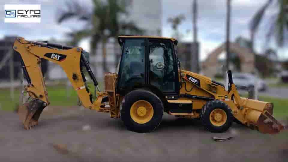 Retro Escavadeira Caterpillar 416F2 2019