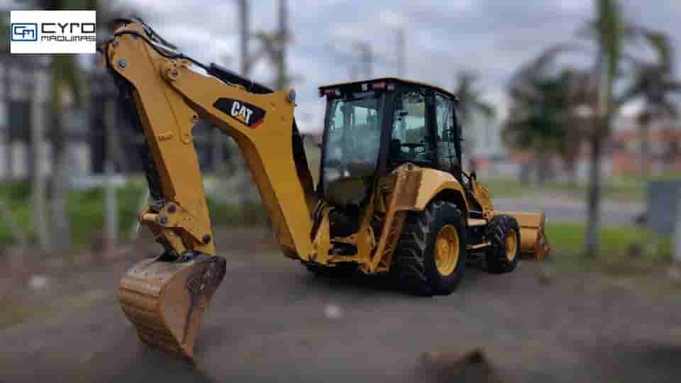 Retro Escavadeira Caterpillar 416F2 2019