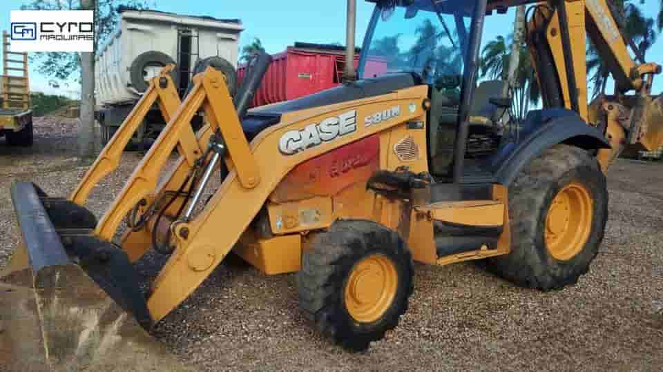 Retro Escavadeira Case 580N 2014