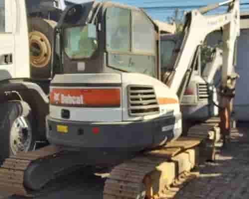 Mini Escavadeira Bobcat E50 18/18 - imagem de fundo