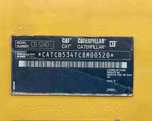 Rolo compactador Caterpillar CB534D 11/11
