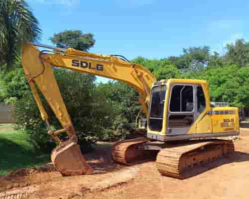 Escavadeira SDLG LG6150E 14/14 - imagem de fundo