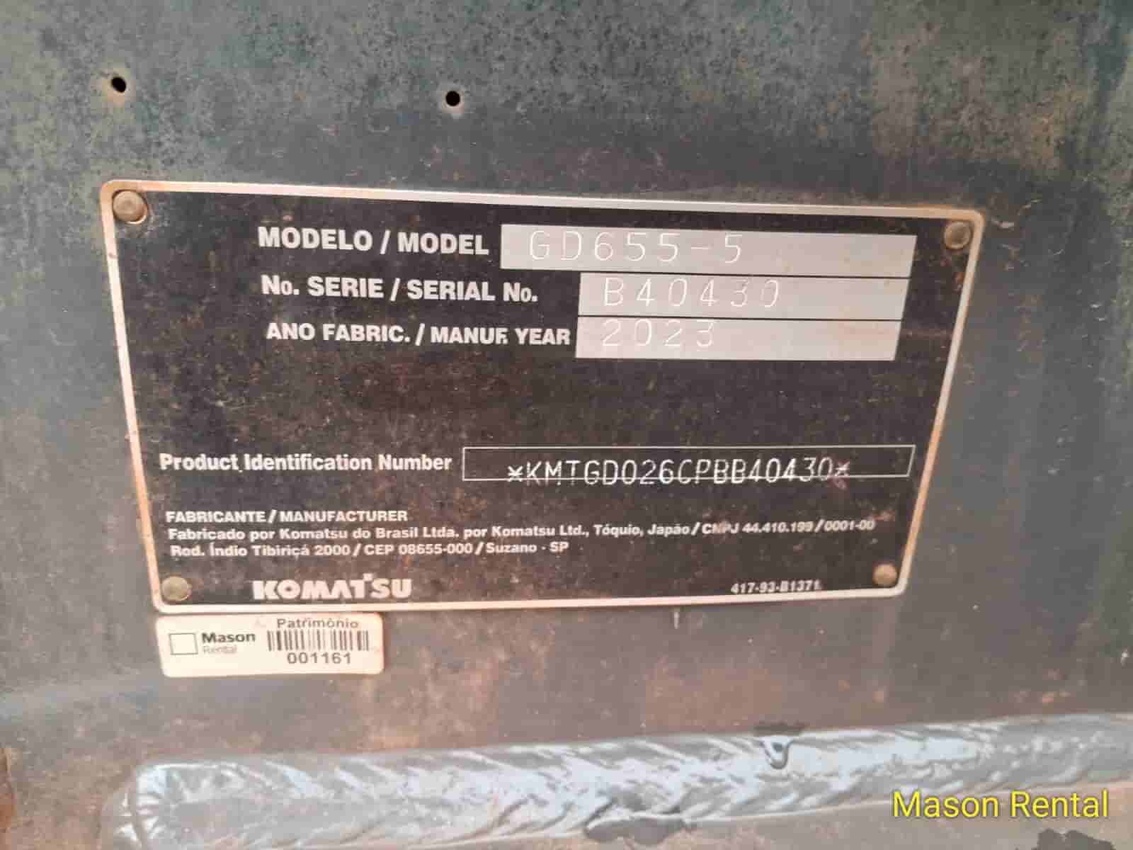 Motoniveladora Komatsu GD655-5 2023
