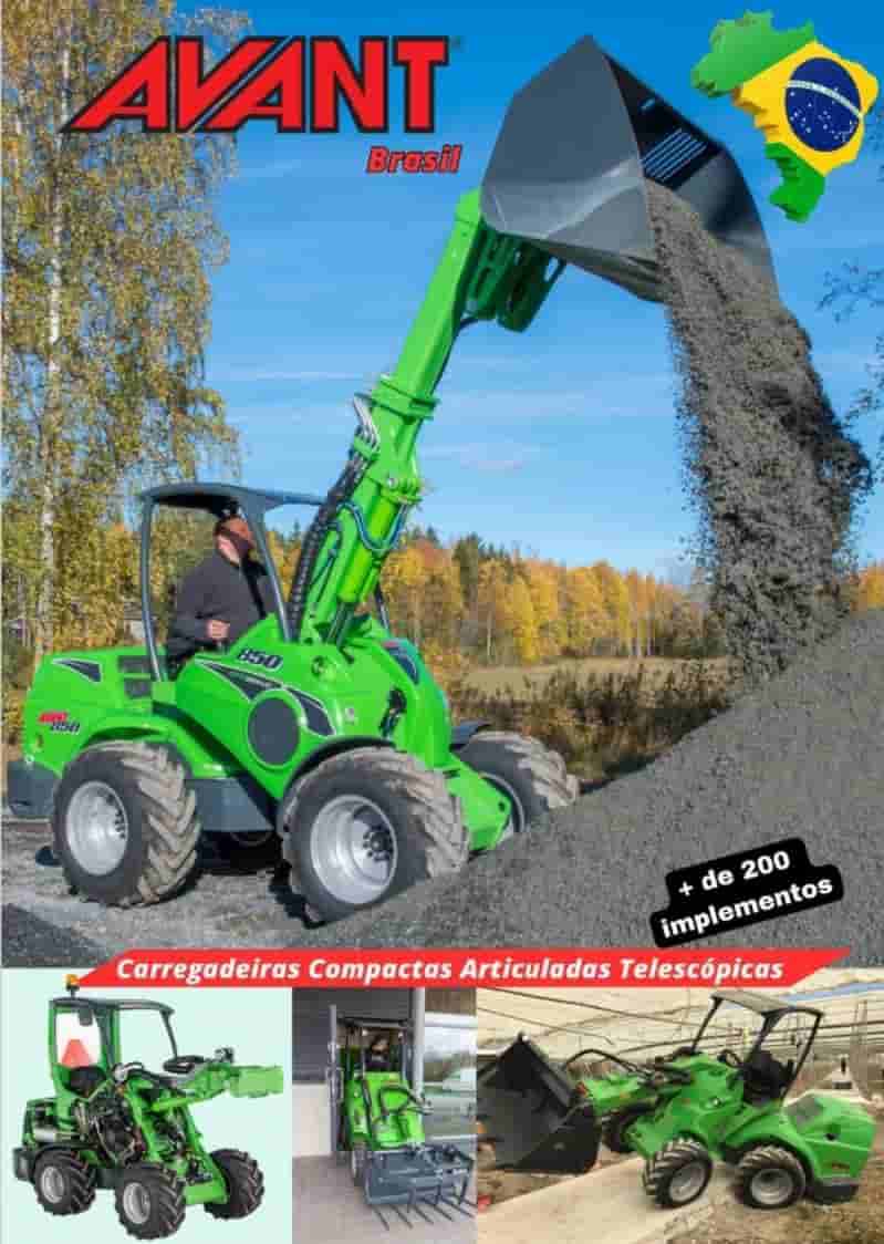 Carregadeira articulada Avant - imagem de fundo
