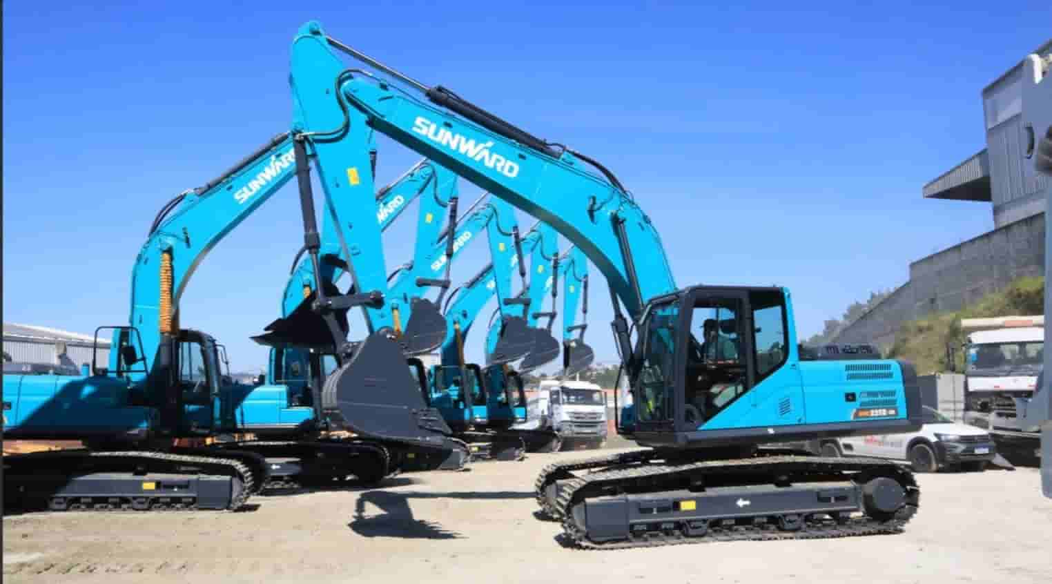 Escavadeira SUNWARD SWE225E-3H 2024 - imagem de fundo