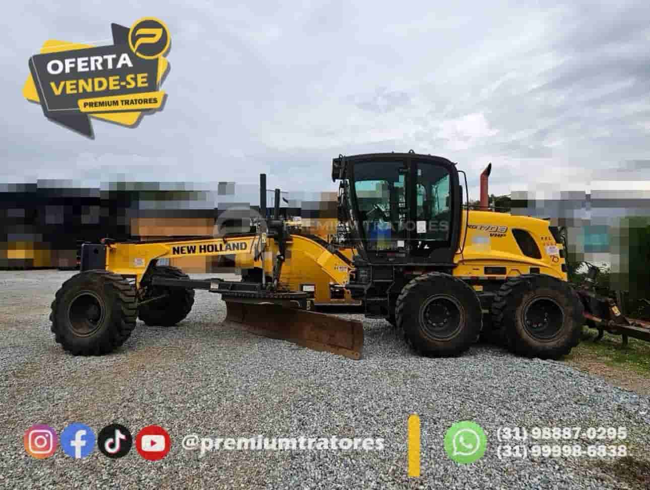 Motoniveladora New Holland RG 170B 2021 - imagem de fundo