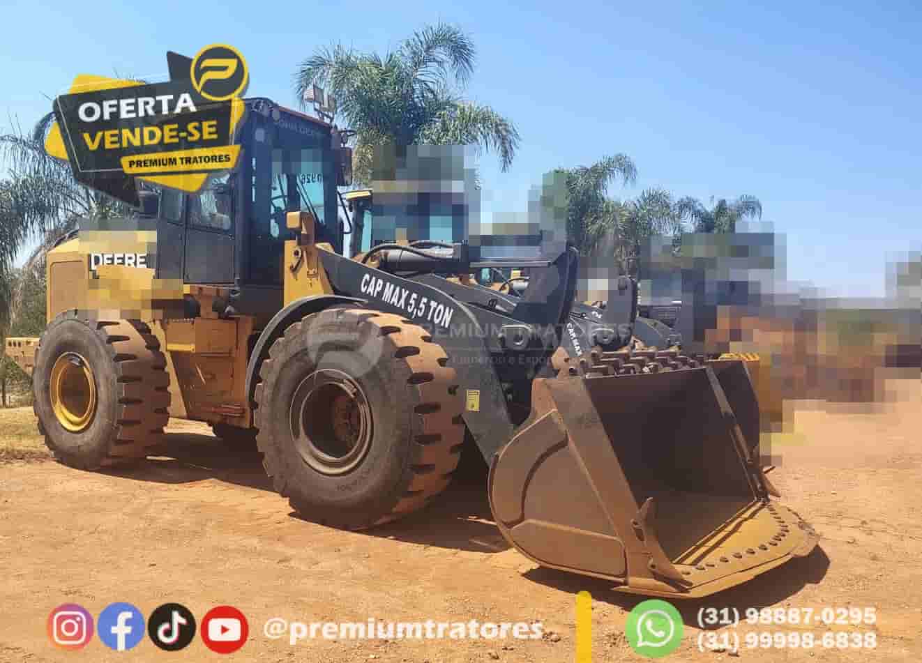 Pá Carregadeira John Deere 644K 2015 - imagem de fundo