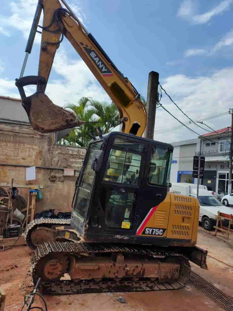 Mini Escavadeira Sany sy65 2024 - imagem de fundo
