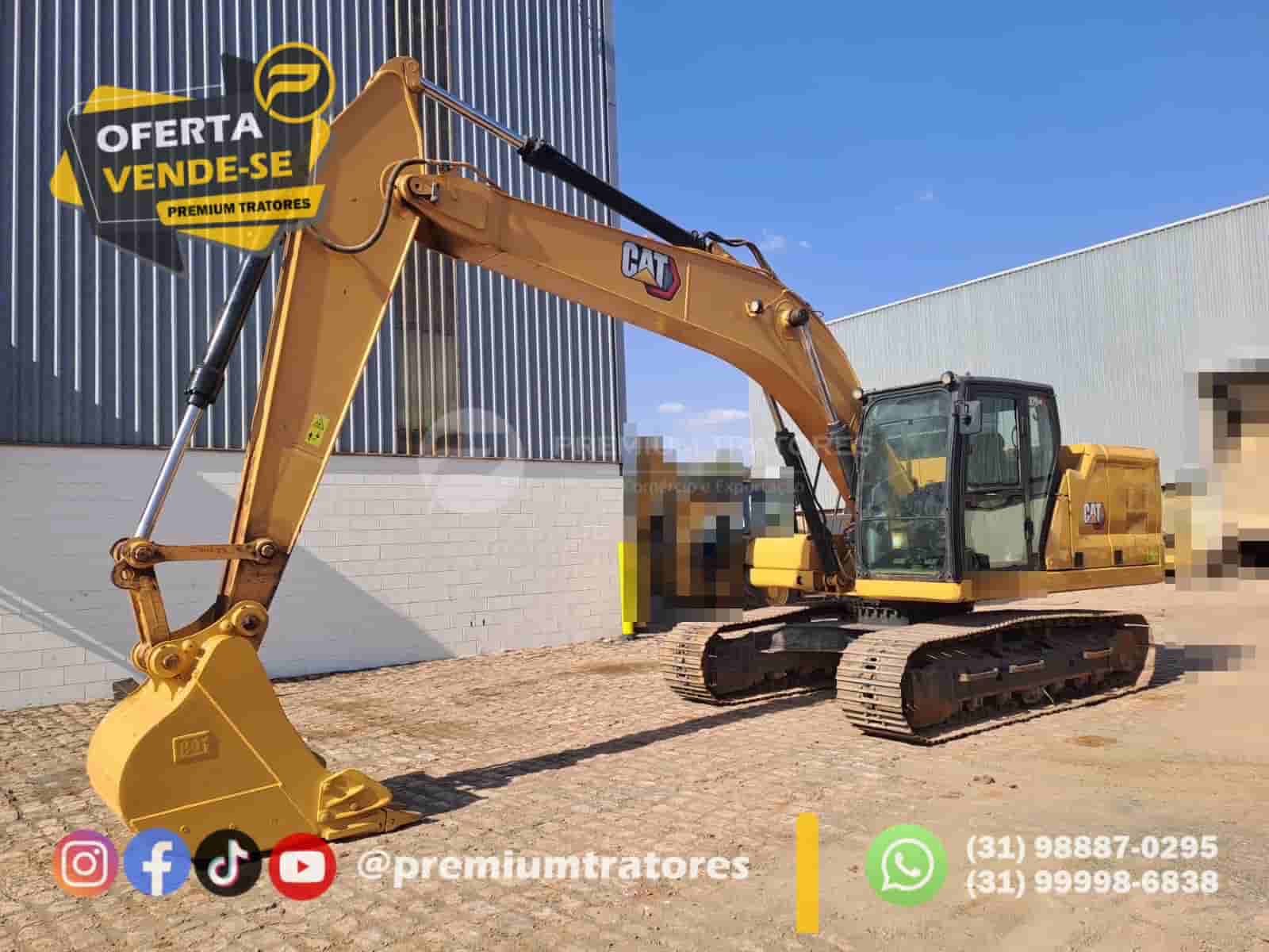 Escavadeira Caterpillar 320 2022 - imagem de fundo