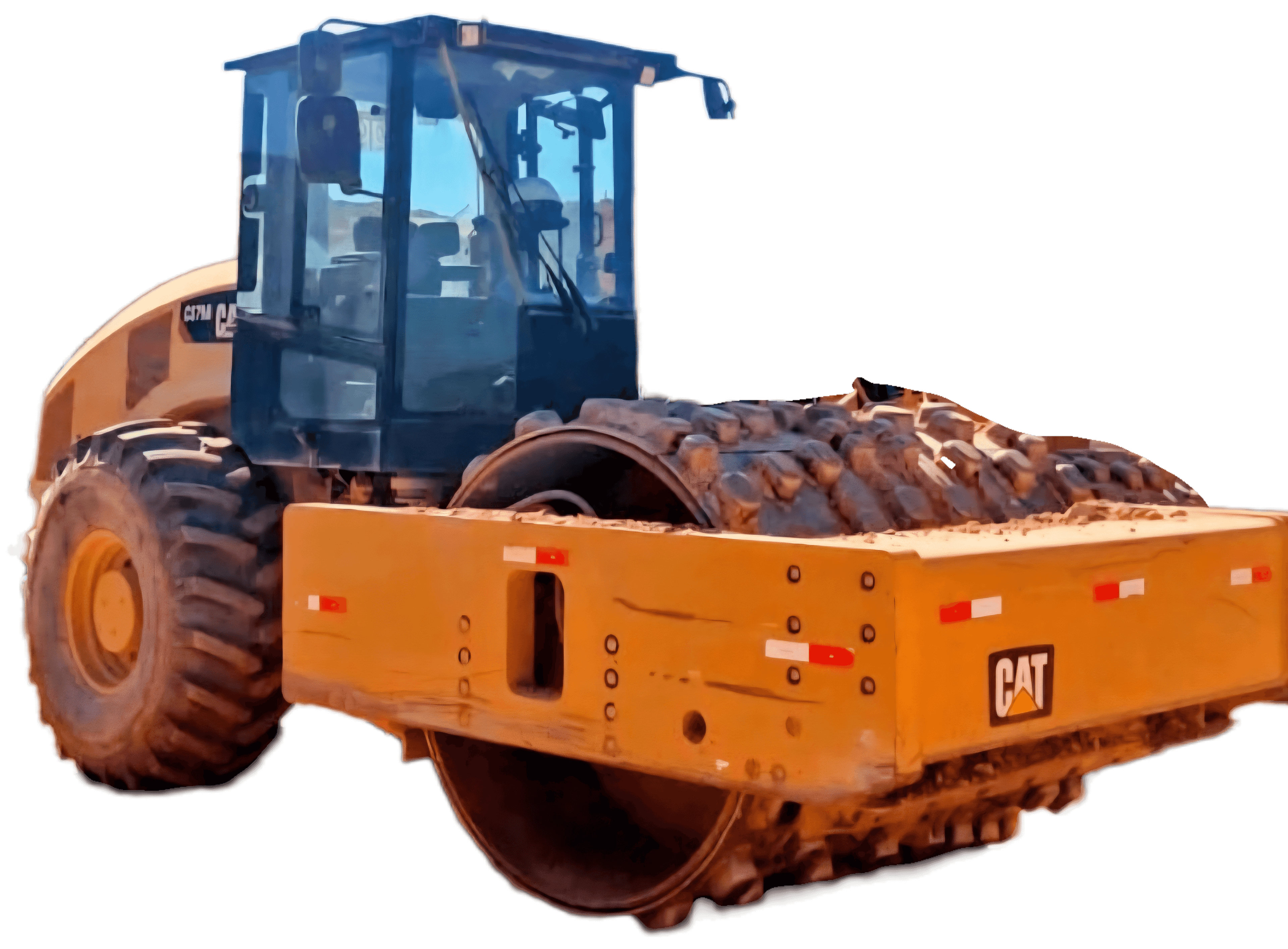 Rolo compactador Caterpillar CS79 2021 - imagem de fundo