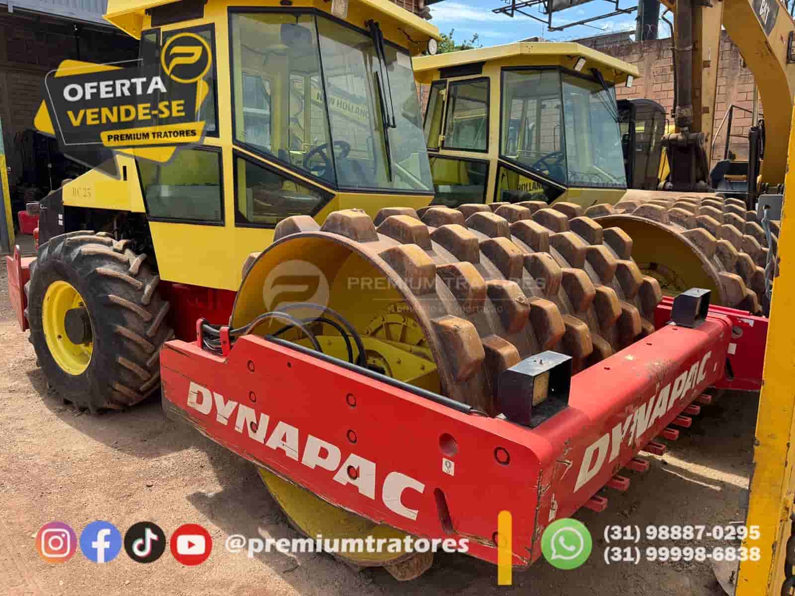 Rolo compactador Dynapac CA25 2009 - imagem de fundo