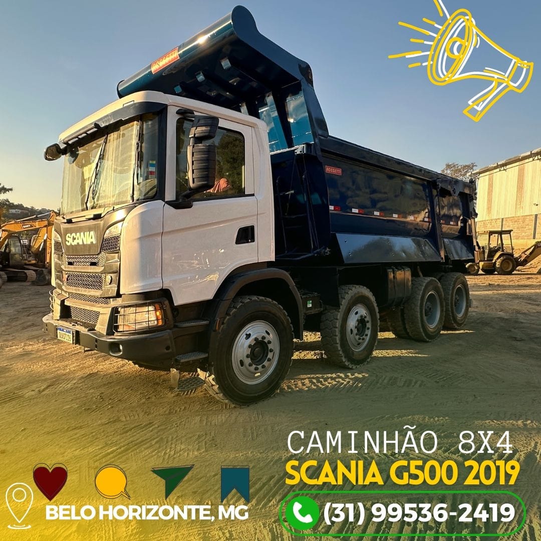 Caminhão Basculante Scania G500 8X4 XT 2019/19 - Imagem 1