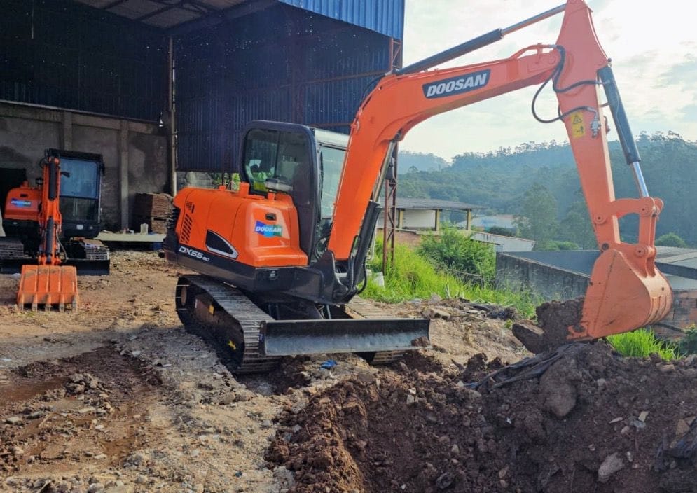 Mini Escavadeira Doosan DX55 9C 2019 - Imagem 1
