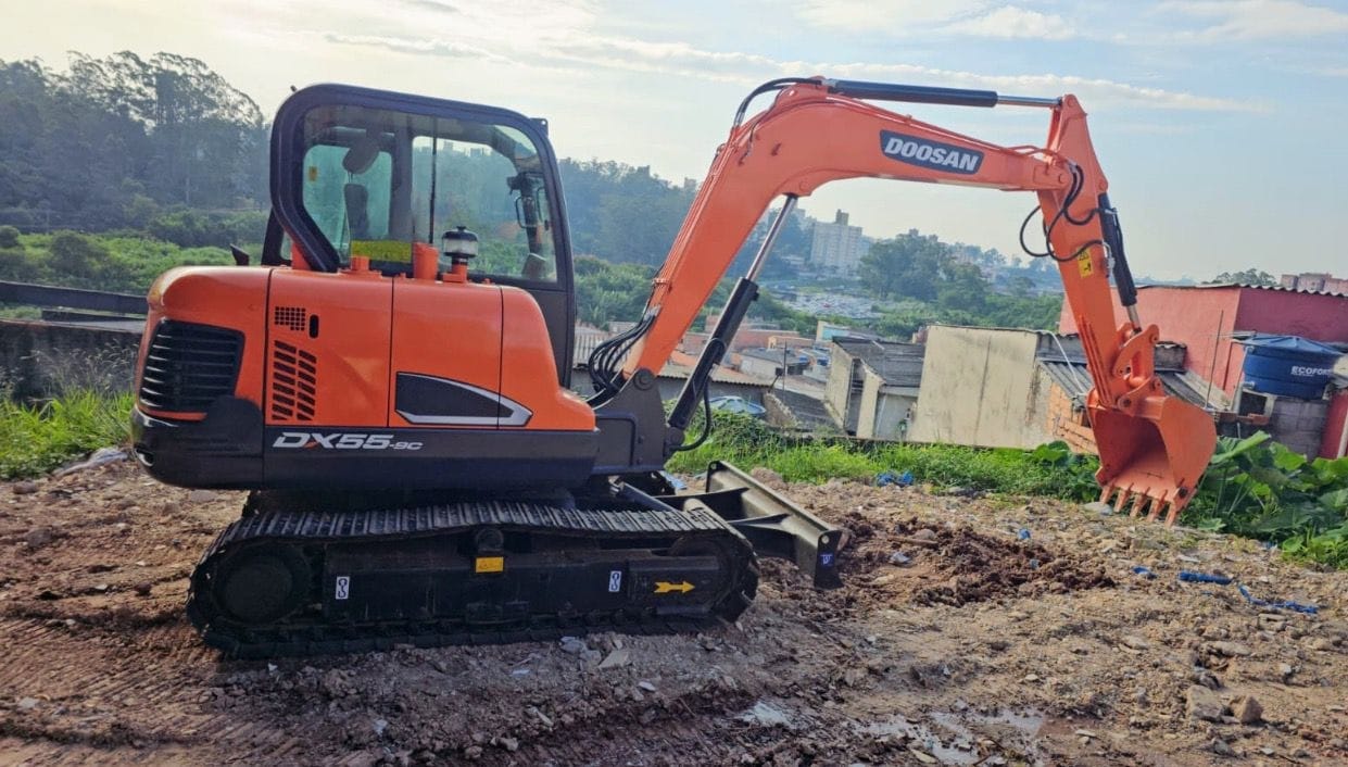 Mini Escavadeira Doosan DX55 9C 2019 - Imagem 3