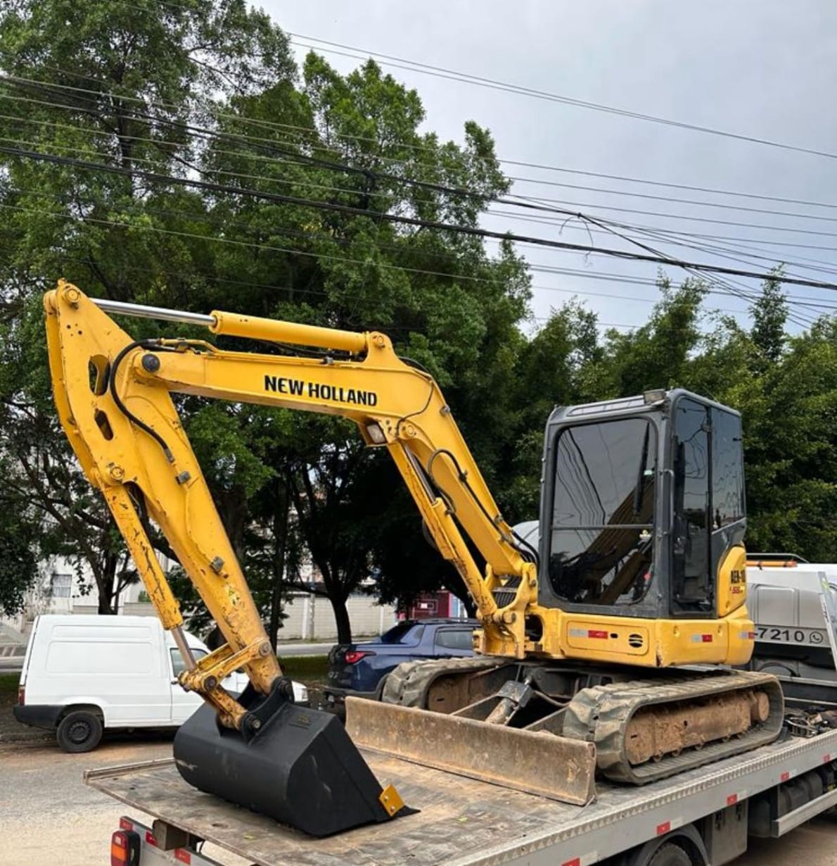 Mini Escavadeira New Holland E55 BX 2019 - Imagem 1