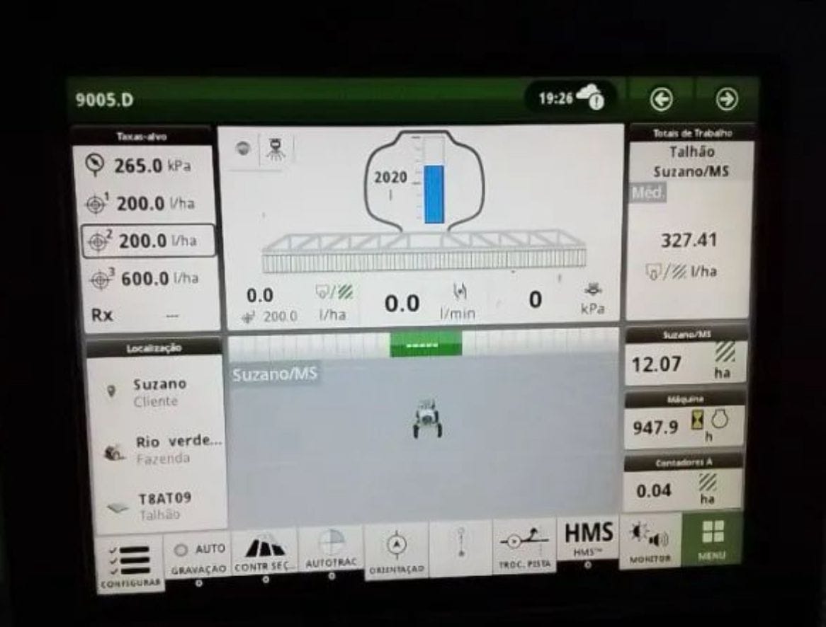 Pulverizador Autopropelido John Deere M4030 2022 com 950 horas - Imagem 4