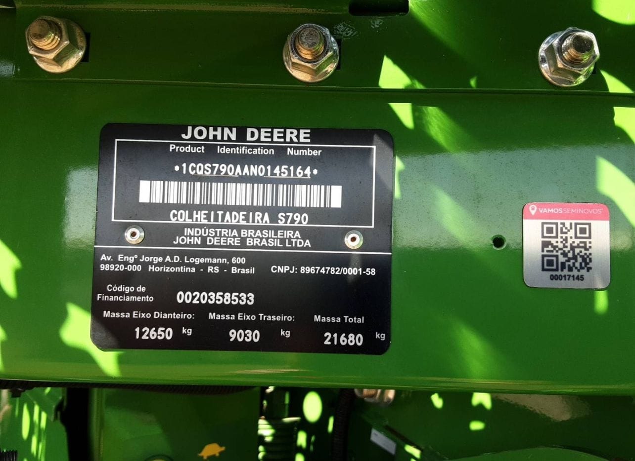 Colheitadeira John Deere S790 2022 - Imagem 8