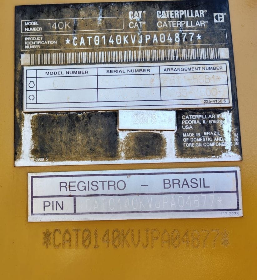 Motoniveladora Caterpillar 140K 2018 - Imagem 4