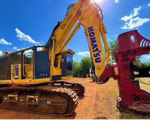 Feller Buncher de Esteira Komatsu  PC350F 20/20 - Imagem 3
