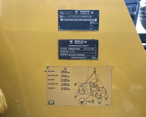 Rolo compactador Caterpillar CB534D 11/11 - Imagem 10