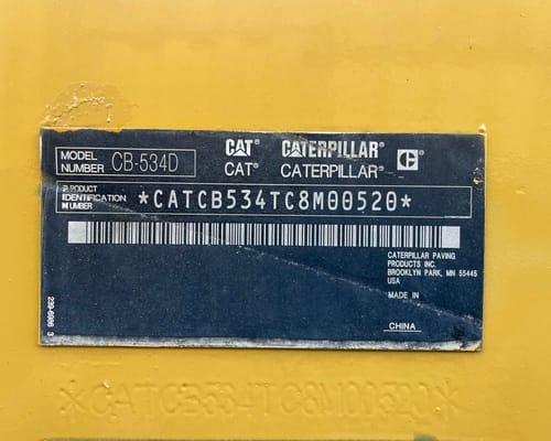 Rolo compactador Caterpillar CB534D 11/11 - Imagem 11