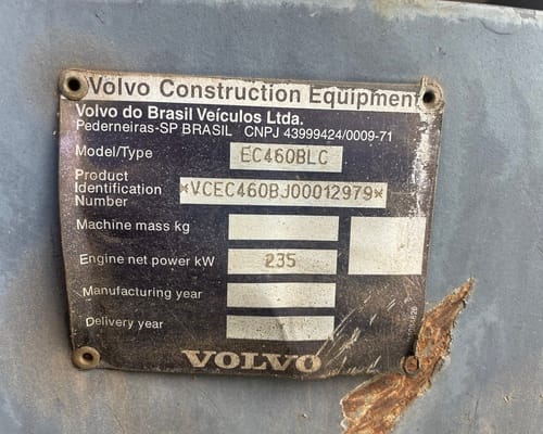 Escavadeira Volvo EC460 10/10 - Imagem 9