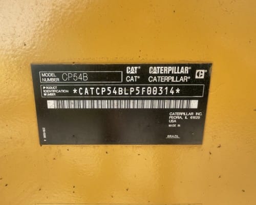 Rolo compactador Caterpillar CS54B 14/14 - Imagem 8