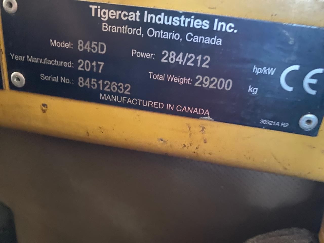 Feller Buncher Tigercat 845D 2017 - Imagem 12