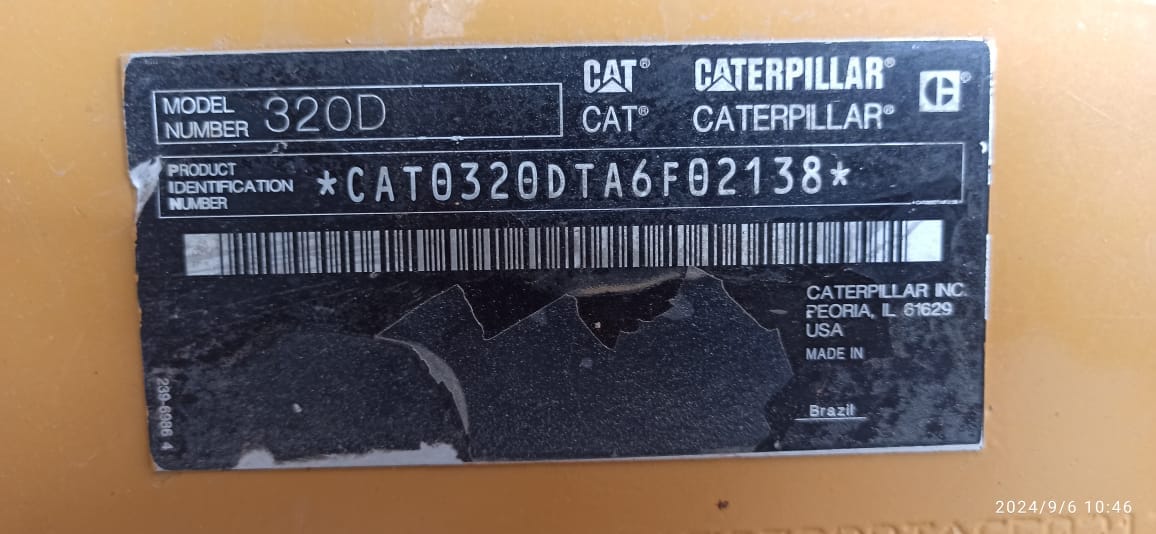 Escavadeira Caterpillar 320D 2012 - Imagem 5