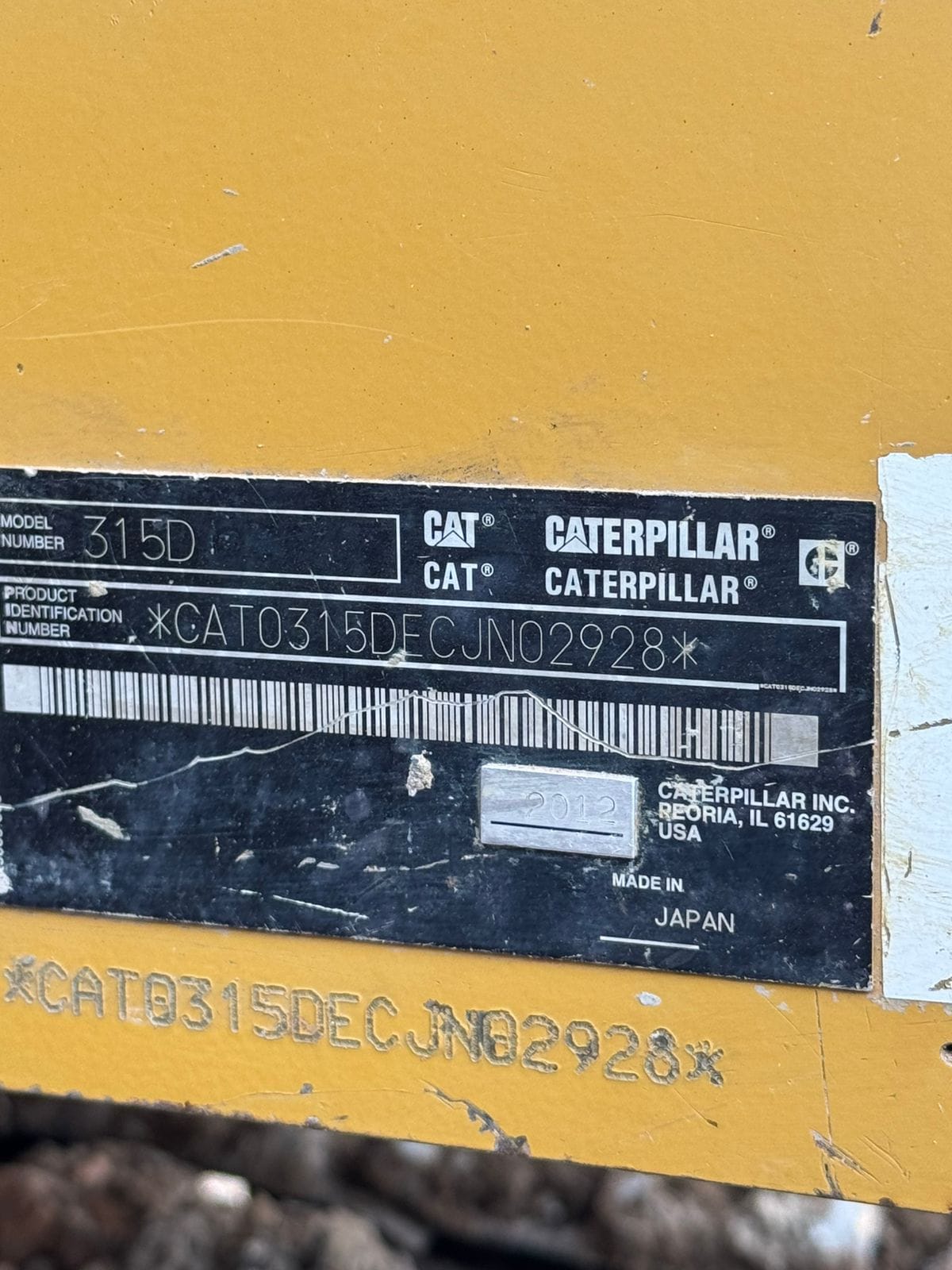 Escavadeira Caterpillar 315d2l 2012 - Imagem 6