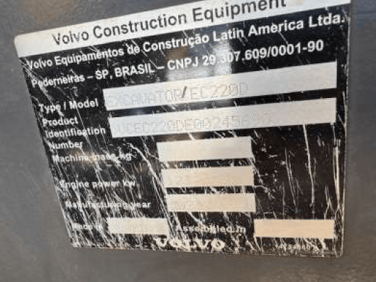 Escavadeira Volvo EC220D 2021 - Imagem 13