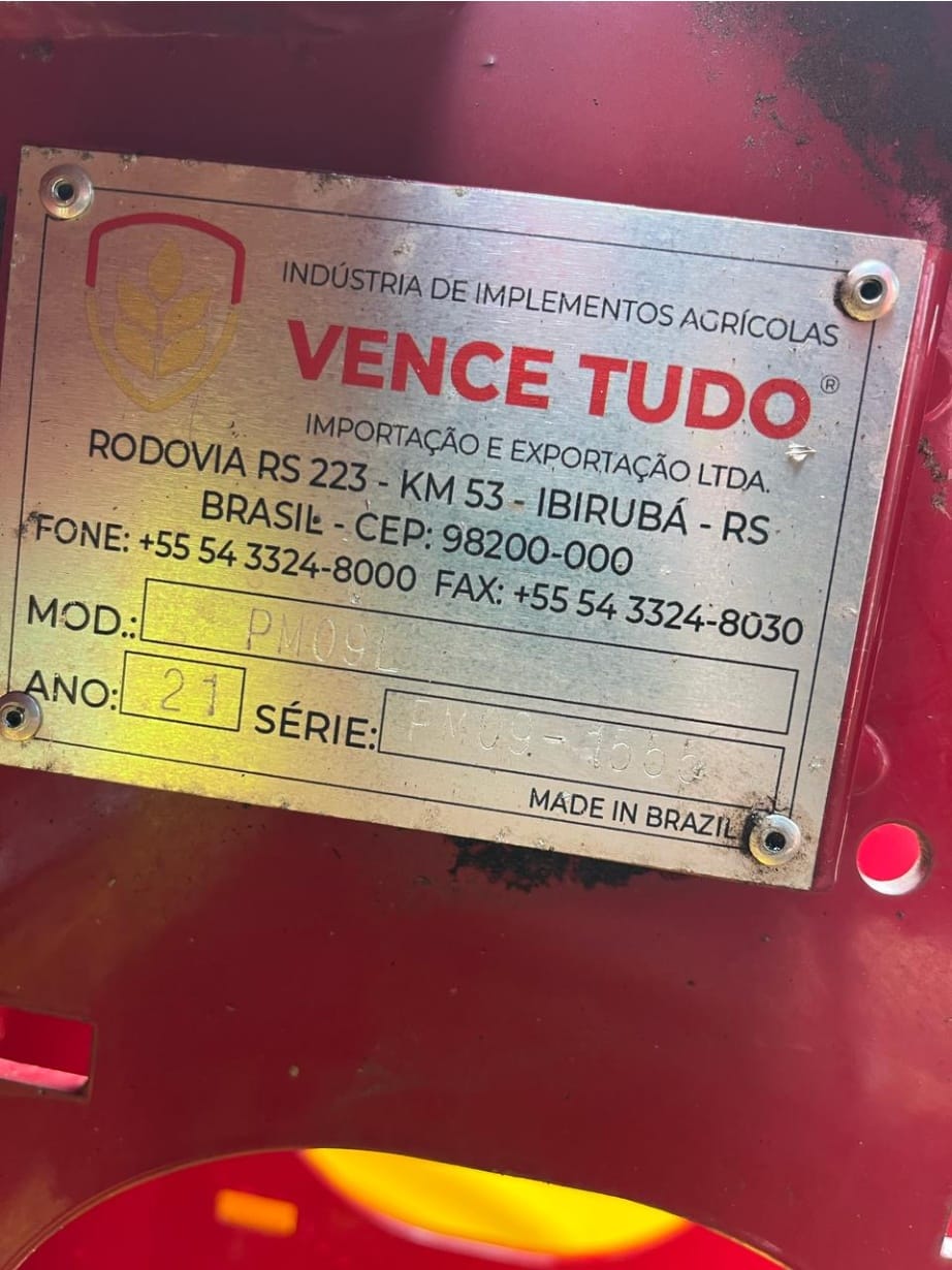 Plataformas para colheita Vence Tudo Bocuda 4120 2021 - Imagem 13
