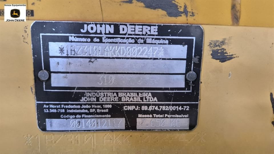 Retroescavadeira John Deere 310 L 2019 - Imagem 6