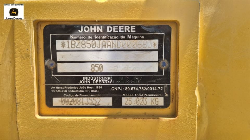 Trator de esteira John Deere 850J 2020 - Imagem 4