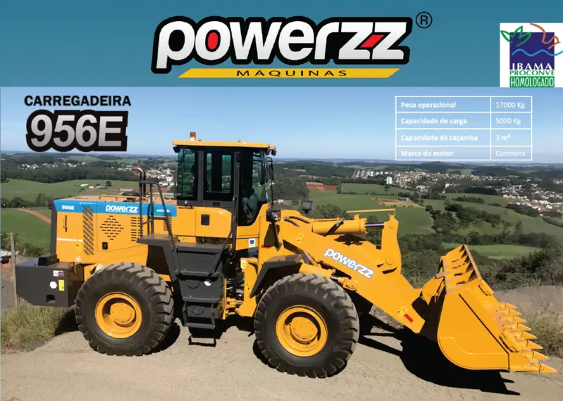 Pá Carregadeira PowerZZ 956E 2024 - Imagem 2