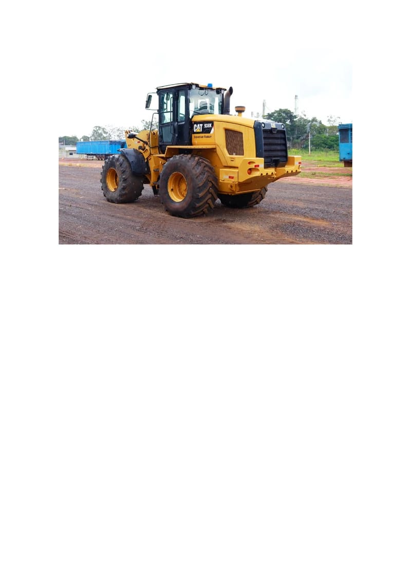 Pá Carregadeira Caterpillar 938 K 2016 - Imagem 1