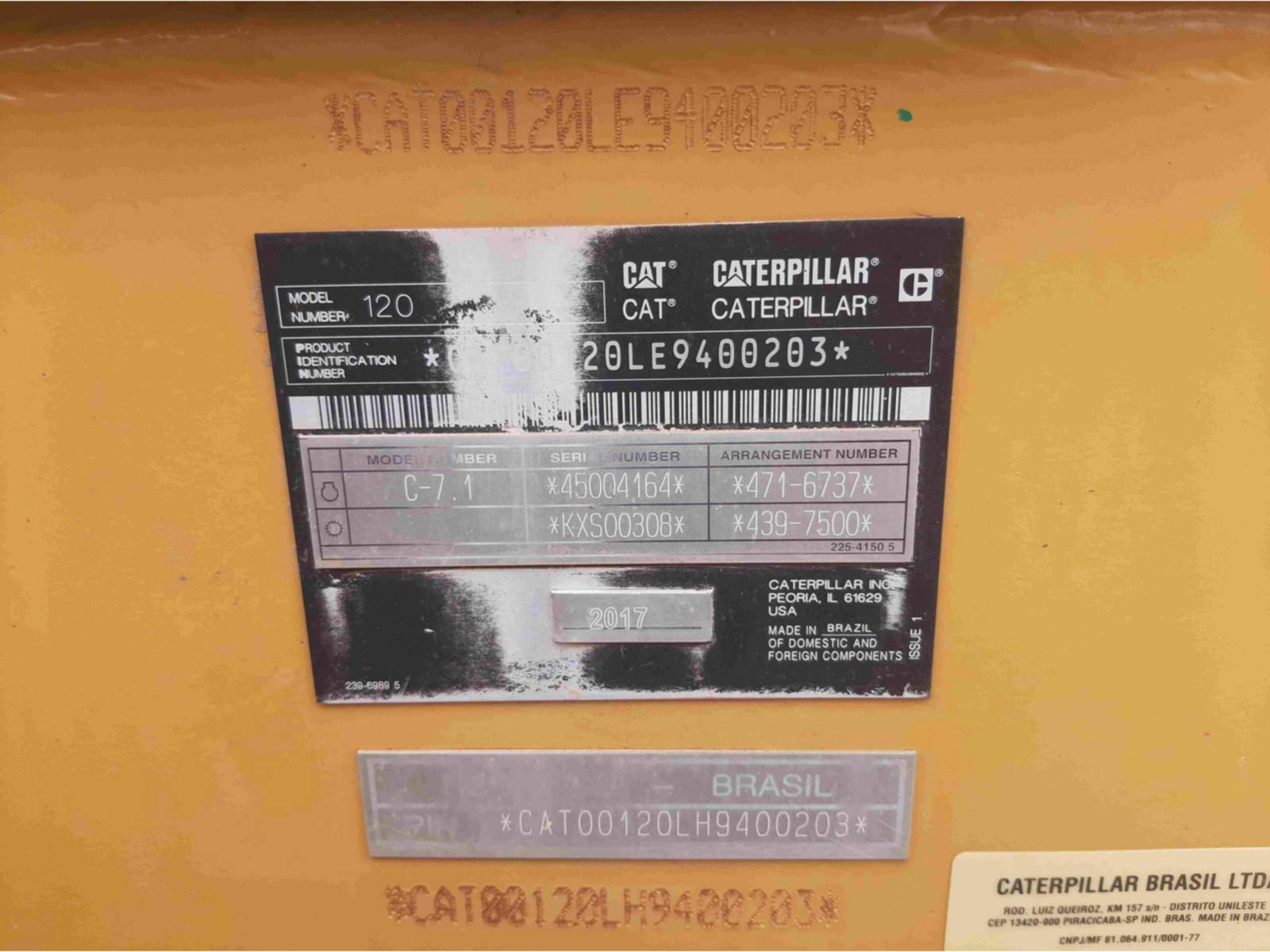 Motoniveladora Caterpillar 120 2017 - Imagem 6