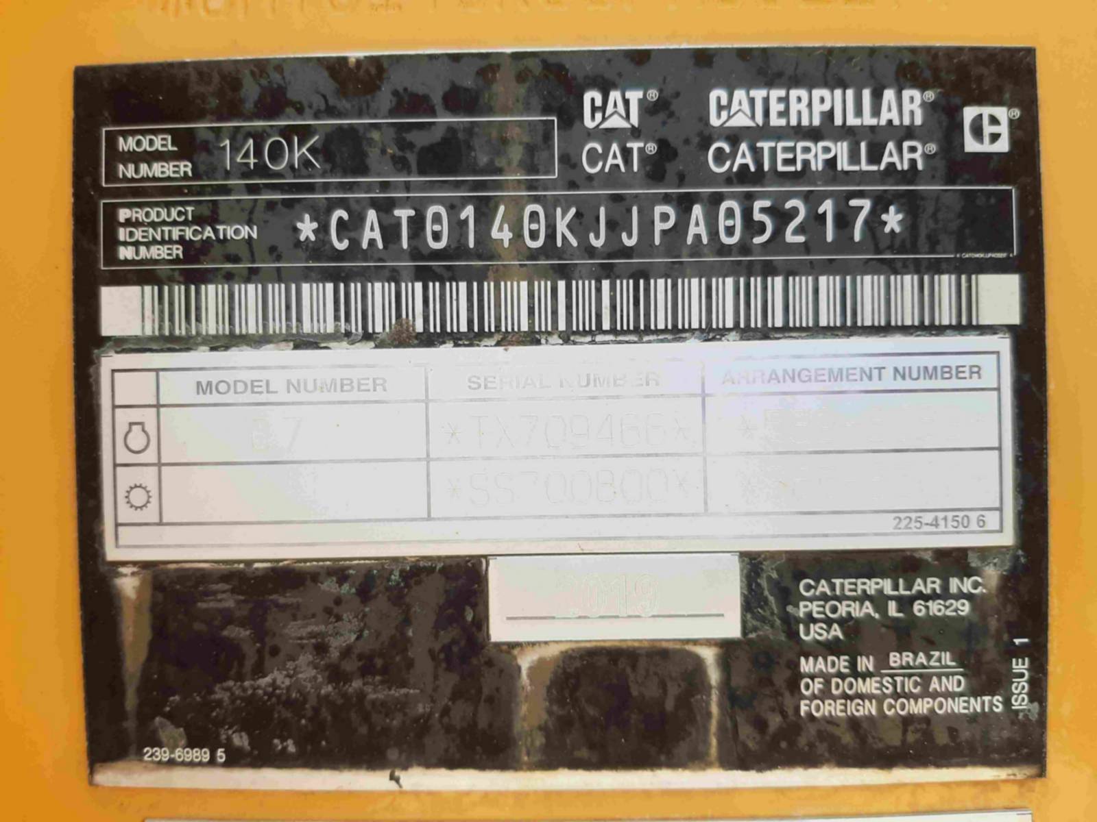 Motoniveladora Caterpillar 140K 2019 - Imagem 8