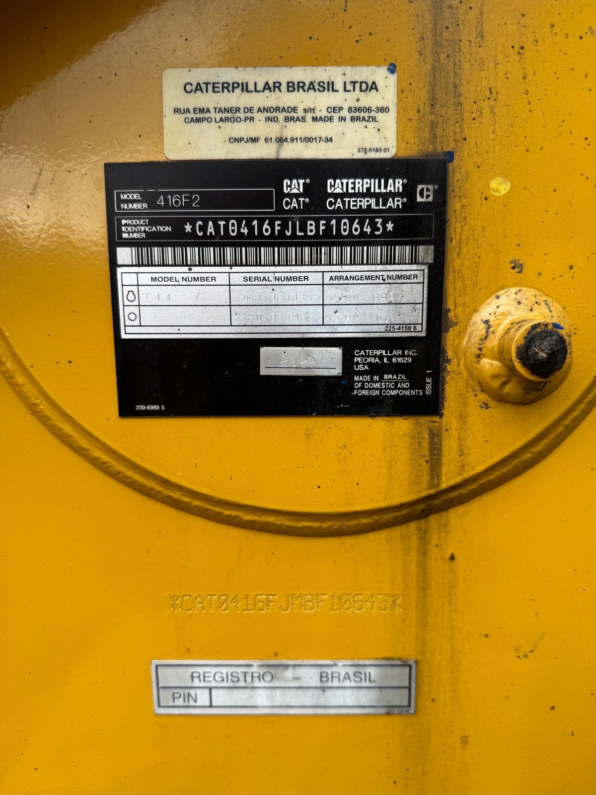 Retroescavadeira Caterpillar 416E 4X4 AC 2021 - Imagem 5