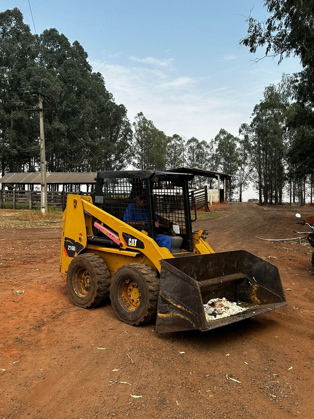 Mini Carregadeira Caterpillar 216B3 2015 - Imagem 3