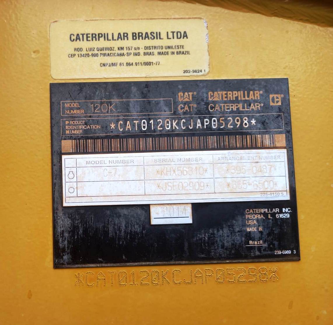 Motoniveladora Caterpillar 120K 2014 - Imagem 10