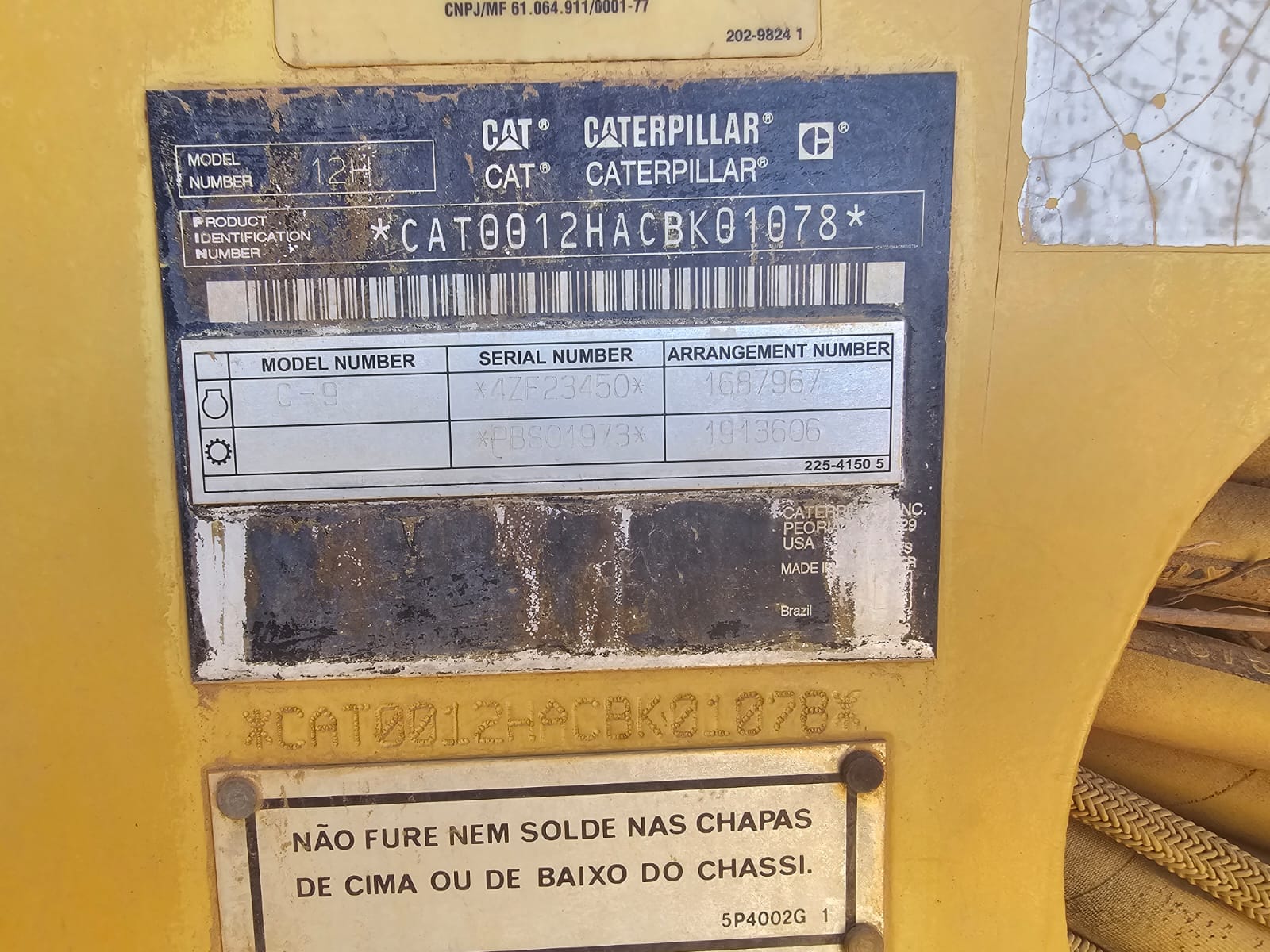 Motoniveladora Caterpillar 12H 2006 - Imagem 2