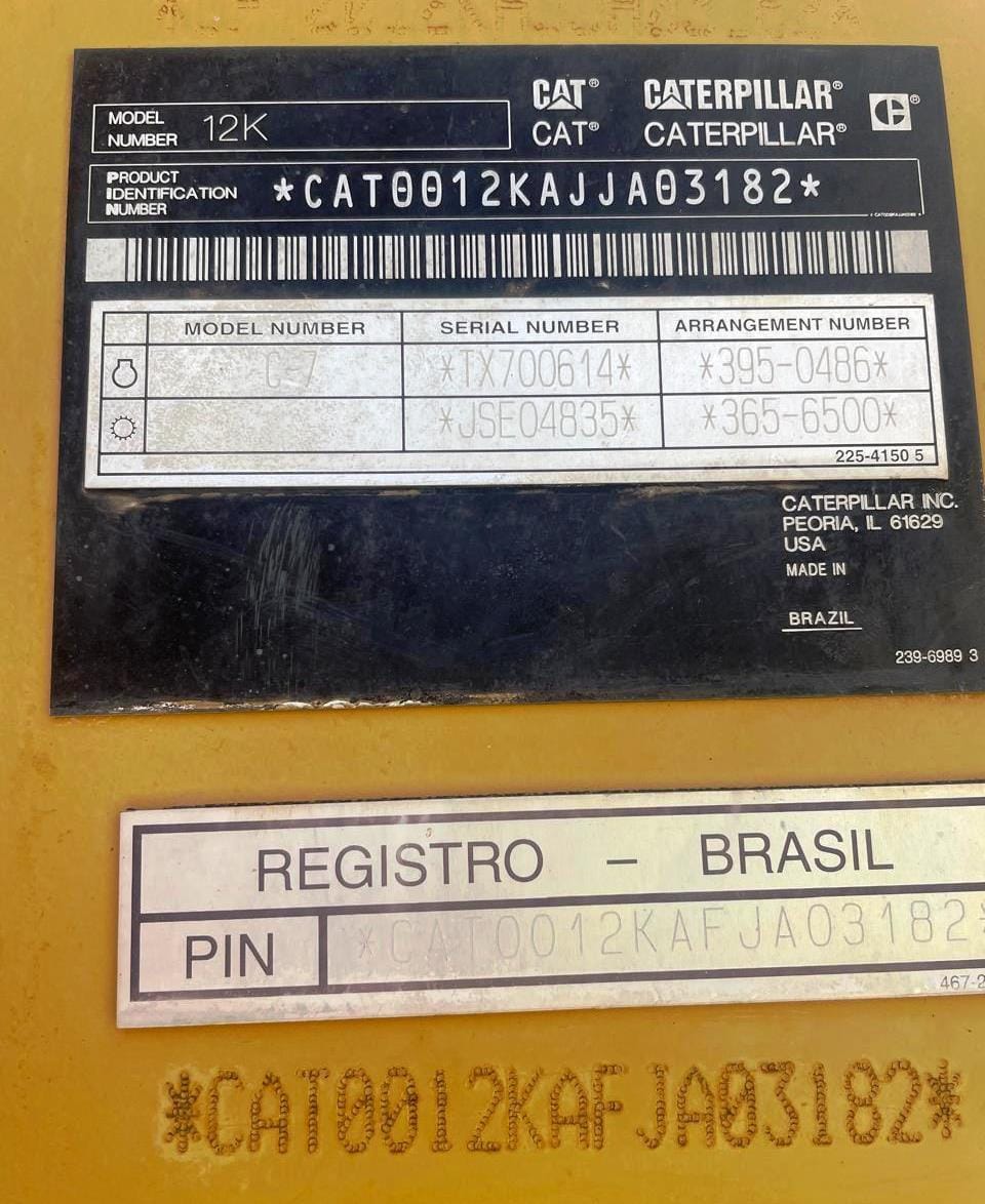 Motoniveladora Caterpillar 12K 2016 - Imagem 14