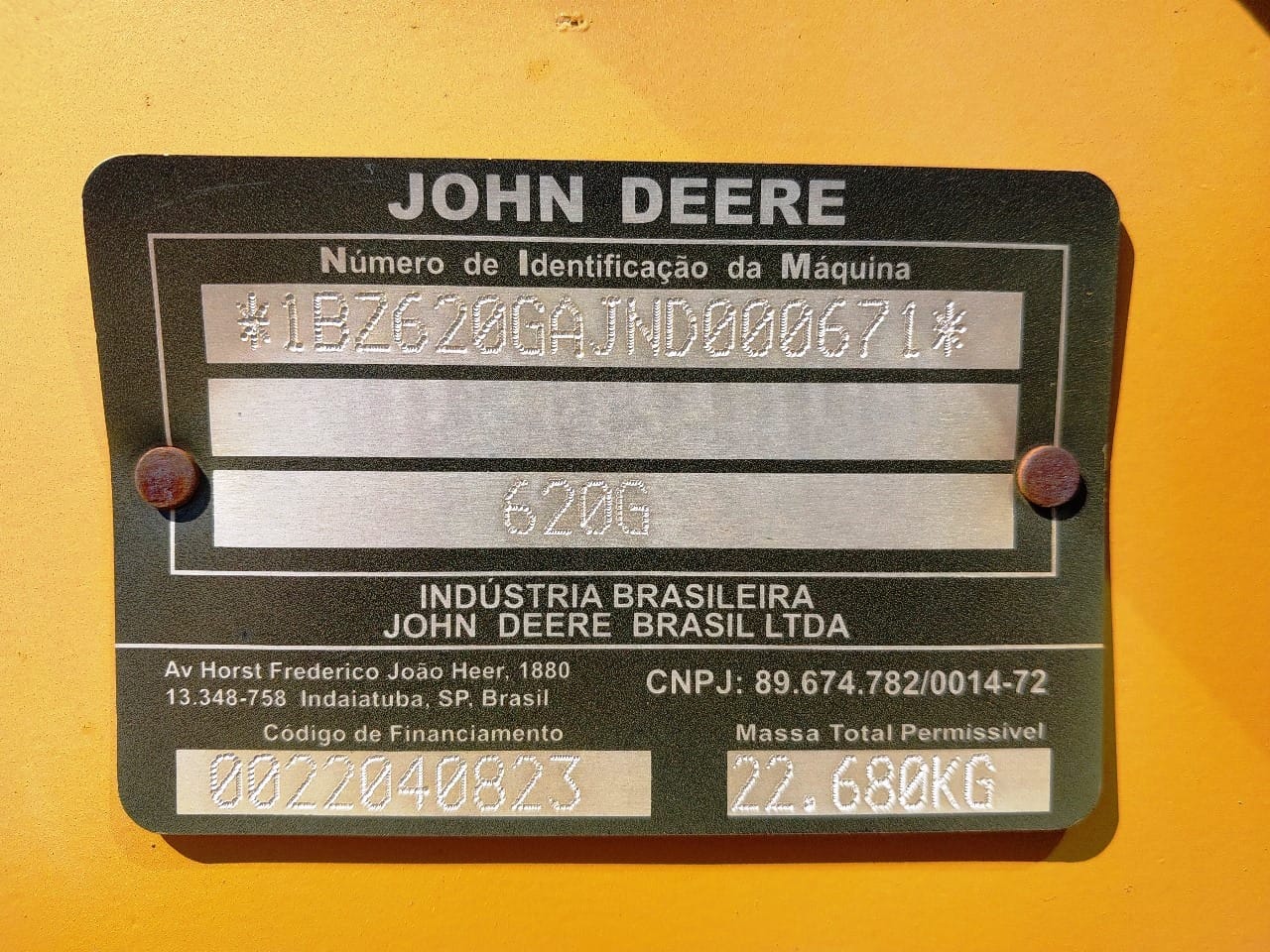 Motoniveladora John Deere 620G 2022 - Imagem 6